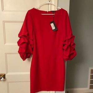 Size 8 red dress with tags